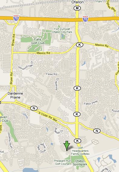 By a series of maps, we relate the locale to variously referenced names/suburbs to St Louis.