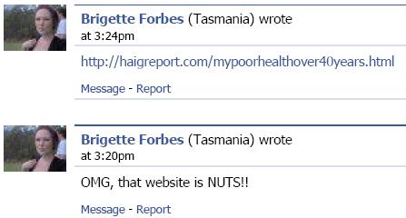 Brigette Forbes bludging on Qld taxpayers